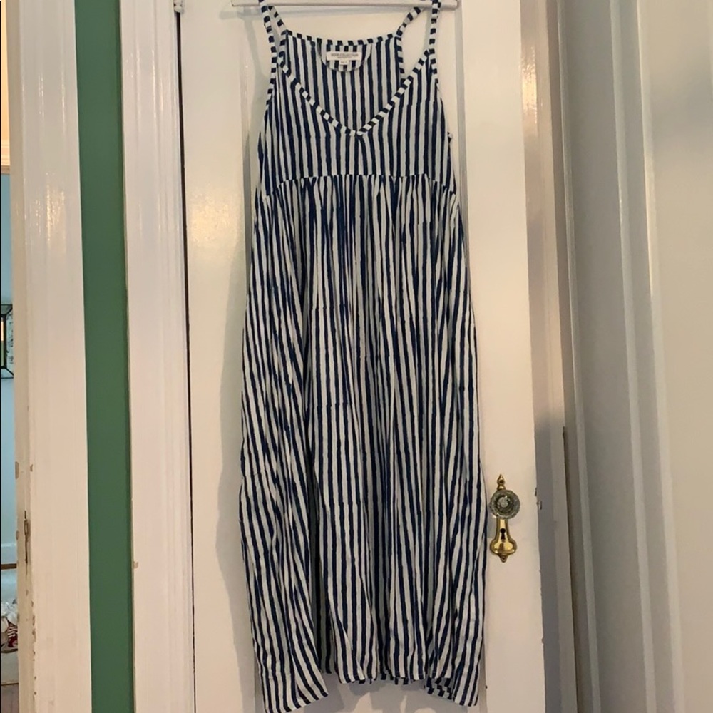 India Collection by Emerson Fry striped dress M/L